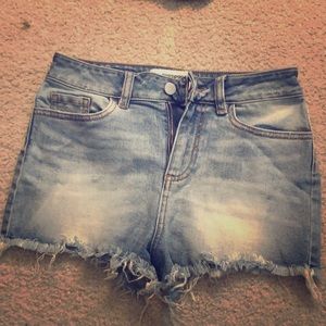 PINK Cut off Jean Shorts